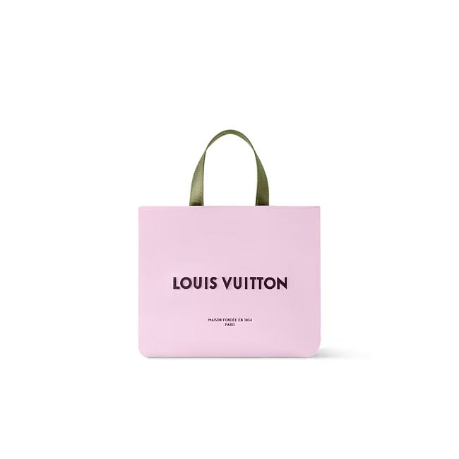 Louis Vuitton x Nigo Mini Shopper Tote Pink 26x20x10cm - 1