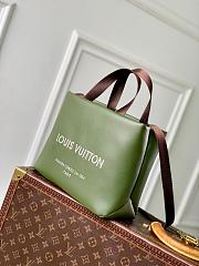 Louis Vuitton x Nigo Mini Shopper Tote Khaki Green 26x20x10cm - 6