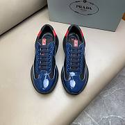Prada America's Cup Low-Top Sneakers Navy/Red - 6