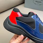 Prada America's Cup Low-Top Sneakers Navy/Red - 2