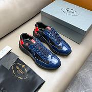 Prada America's Cup Low-Top Sneakers Navy/Red - 3