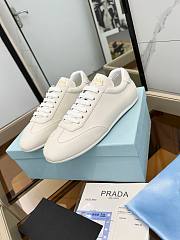 Prada logo-print Leather Sneakers | Neutrals - 3