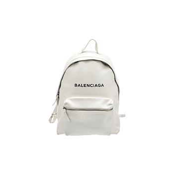 Balenciaga Everyday Backpack - White 32.5x13.5x43cm