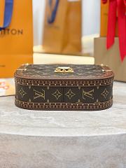 Louis Vuitton x Nigo Montsouris Trunk Brown 22*17*7CM - 3
