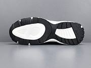 Dior B30 White Mesh Silver-Tone Metallic Calfskin 3SN279ZYG-H869 - 5