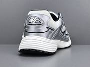 Dior B30 White Mesh Silver-Tone Metallic Calfskin 3SN279ZYG-H869 - 3