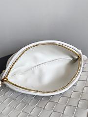 BOTTEGA VENETA Nappa Intrecciato Small Gemelli White 24.5x19x7cm - 6