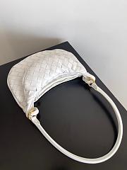 BOTTEGA VENETA Nappa Intrecciato Small Gemelli White 24.5x19x7cm - 5
