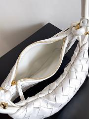 BOTTEGA VENETA Nappa Intrecciato Small Gemelli White 24.5x19x7cm - 3