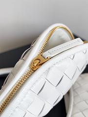 BOTTEGA VENETA Nappa Intrecciato Small Gemelli White 24.5x19x7cm - 2