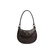 BOTTEGA VENETA Nappa Intrecciato Small Gemelli Brown 24.5x19x7cm - 1