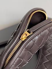 BOTTEGA VENETA Nappa Intrecciato Small Gemelli Brown 24.5x19x7cm - 6