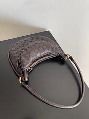 BOTTEGA VENETA Nappa Intrecciato Small Gemelli Brown 24.5x19x7cm - 5
