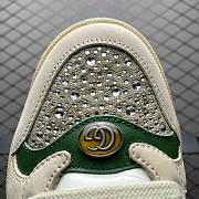 Gucci Screnner Ivory Green Crystals (Women's) 812041 AAEB2 9541 - 4