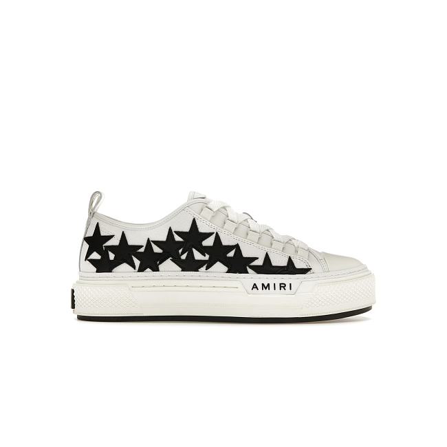 AMIRI Stars Court Low White Black PXMFS004-111 - 1