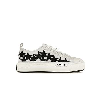 AMIRI Stars Court Low White Black PXMFS004-111