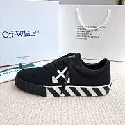 OFF-WHITE Vulc Low Canvas Black White OMIA085C99FAB0011001 - 6