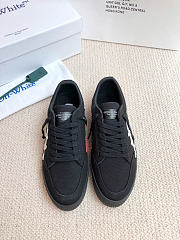 OFF-WHITE Vulc Low Canvas Black White OMIA085C99FAB0011001 - 5