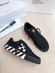 OFF-WHITE Vulc Low Canvas Black White OMIA085C99FAB0011001 - 4
