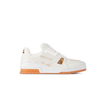 Louis Vuitton Trainer Sneaker Orange white 1AHTGK