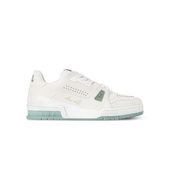 Louis Vuitton Trainer Sneaker Green 1AHWQP