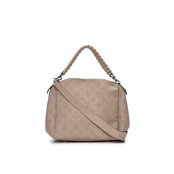 Louis Vuitton Tote Babylone Chain Monogram Mahina BB Galet 27x23x13cm