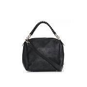 Louis Vuitton Tote Babylone Chain Monogram Mahina BB Noir Black 27x23x13cm - 1