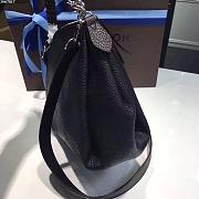 Louis Vuitton Tote Babylone Chain Monogram Mahina BB Noir Black 27x23x13cm - 4