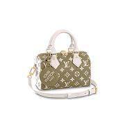 Louis Vuitton Speedy Bandouliere 20 Khaki Green/Beige/Cream 20.5x13.5x12cm - 1