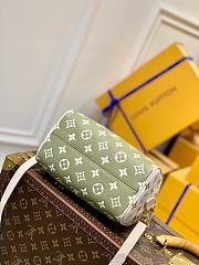 Louis Vuitton Speedy Bandouliere 20 Khaki Green/Beige/Cream 20.5x13.5x12cm - 4
