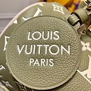 Louis Vuitton Speedy Bandouliere 20 Khaki Green/Beige/Cream 20.5x13.5x12cm - 6