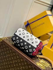 Louis Vuitton Speedy Bandouliere 20 Black/White 20.5x13.5x12cm - 6