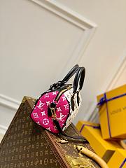 Louis Vuitton Speedy Bandouliere 20 Black/White 20.5x13.5x12cm - 2