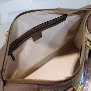 Gucci Courrier Soft Duffle GG Supreme Brown 43.5x29.5x17cm - 6