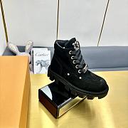 Louis Vuitton Checker Ankle Boot - Black 1ACN7V - 6