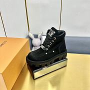 Louis Vuitton Checker Ankle Boot - Black 1ACN7V - 4