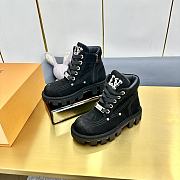 Louis Vuitton Checker Ankle Boot - Black 1ACN7V - 3
