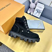 Louis Vuitton Checker Ankle Boot - Black 1ACN7V - 2