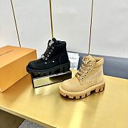 Louis Vuitton Checker Ankle Boot - Beige 1ACN8A - 5