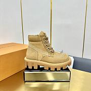 Louis Vuitton Checker Ankle Boot - Beige 1ACN8A - 3