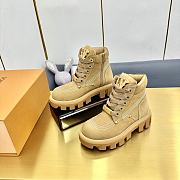 Louis Vuitton Checker Ankle Boot - Beige 1ACN8A - 2