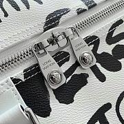 Louis Vuitton Keepall Bandoulière 50 Black/White 50x29x23cm - 6