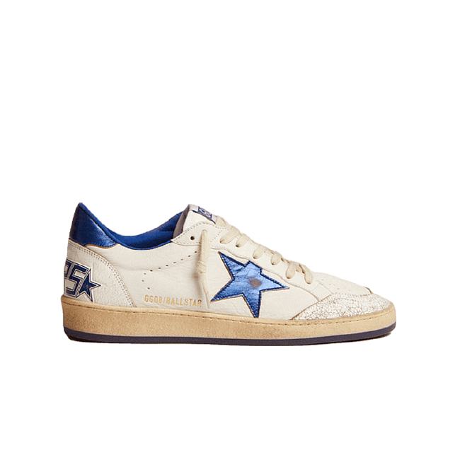 Golden Goose Ball-Star Low White Bluette GMF00117.F002198.10327 - 1