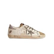 Golden Goose Super-Star Zebra Print Pony Skin Star (Women's) GWF00101.F002692.81571 - 1
