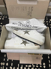 Golden Goose Super-Star Zebra Print Pony Skin Star (Women's) GWF00101.F002692.81571 - 6