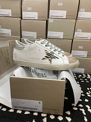 Golden Goose Super-Star Zebra Print Pony Skin Star (Women's) GWF00101.F002692.81571 - 4