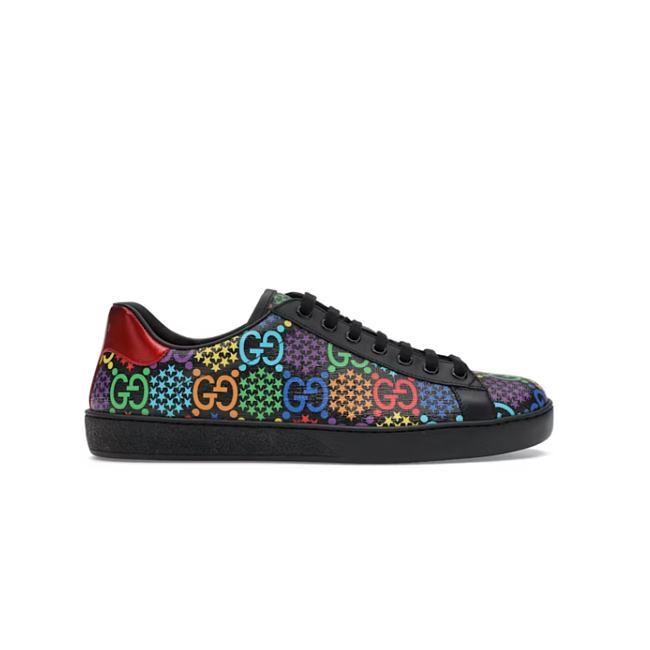 Gucci Ace GG Supreme Low Psychedelic Black (Women's) 610086 H2020 1110 - 1