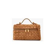 Bottega Veneta Vanity Case On Strap in Brown 22x12.5x5cm - 1