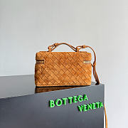 Bottega Veneta Vanity Case On Strap in Brown 22x12.5x5cm - 6