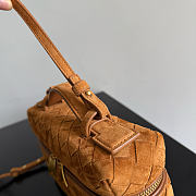 Bottega Veneta Vanity Case On Strap in Brown 22x12.5x5cm - 3